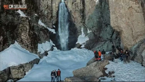 &Ccedil;ır Şelalesi misafirlerini ağırlıyor
