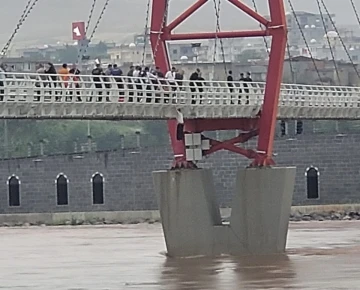 Cizre’de köprüden nehre atlayan kadın botla kurtarıldı
