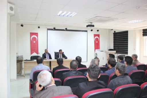 Cizre’de LGS sınavı öncesi bilgilendirme toplantısı yapıldı
