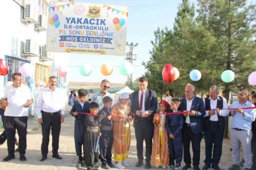 Cizre Yakacık İlk ve Ortaokulunda yıl sonu şenliği
