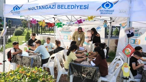 &Ccedil;ocuklar Sultangazi Kitap Kafe etkinliklerinde hem &ouml;ğrenip hem eğleniyor

