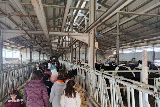&Ccedil;ocuklar, tarımsal &uuml;retimi yerinde inceledi
