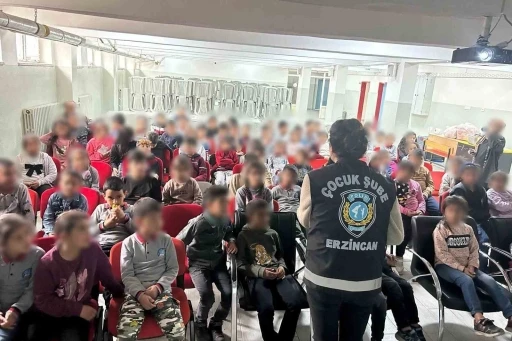 Çocuklara suçtan korunma eğitimi verildi
