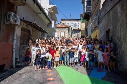 &Ccedil;ocukların hayalleri mahalleyi yeniden buluşturdu
