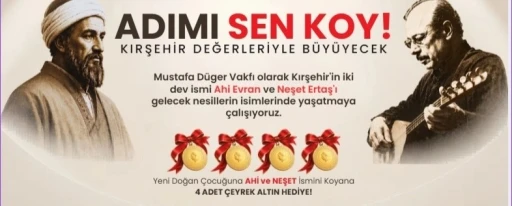 &Ccedil;ocuklarına bu isimleri verenlere 4 &ccedil;eyrek altın
