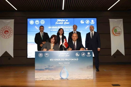 Çölleşme ve kuraklık gününde Rio Sinerjisi Protokolü imzalandı
