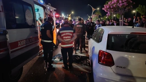 Çöp atmaya giden kadına çarpıp olay yerinden kaçtı
