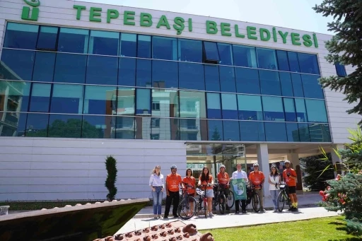 COP30bikeride ekibi Tepebaşı Belediyesi’ni ziyaret etti
