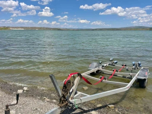 Çorum’da barajdan 2 bin 600 metre ağ çıktı
