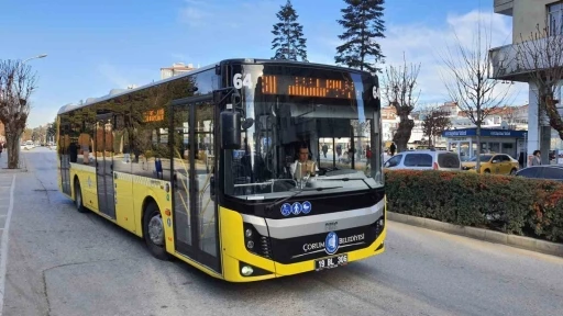 Çorum’da halk otobüsleri bayramın ilk 2 günü ücretsiz
