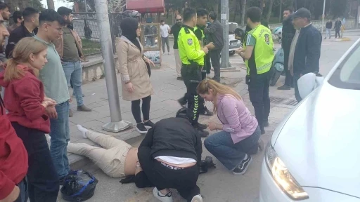 Çorum’da otomobil ile motosiklet çarpıştı: 1 yaralı
