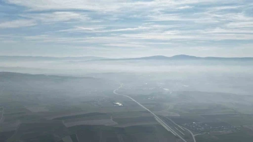 Çorum’da sis etkili oldu
