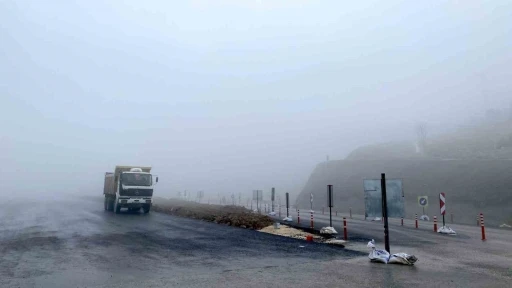 &Ccedil;orum&rsquo;da yoğun sis etkili oldu
