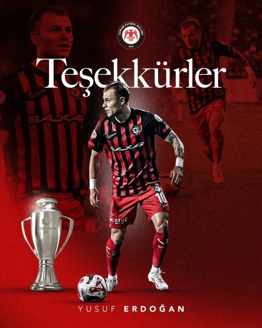 &Ccedil;orum FK, takım kaptanı Yusuf Erdoğan ile yollarını ayırdı
