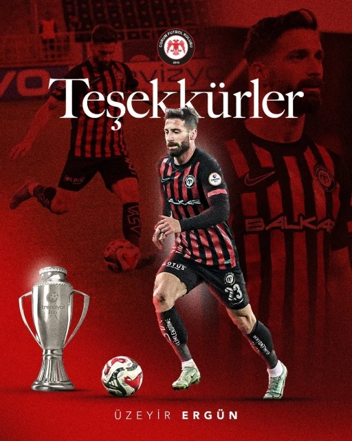 &Ccedil;orum FK, &Uuml;zeyir Erg&uuml;n ile yollarını ayırdı
