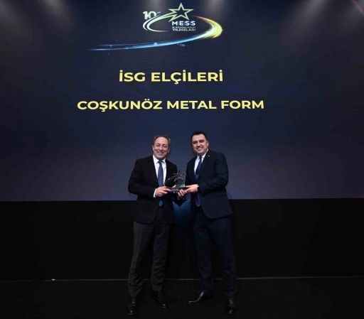 Coşkun&ouml;z Metal Form, İSG El&ccedil;ileri Kategorisinde &ouml;d&uuml;l aldı
