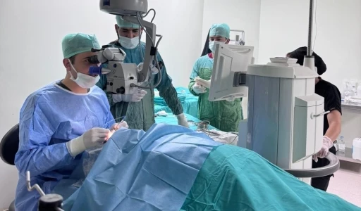 Çukurca’da katarak ameliyatı yapıldı