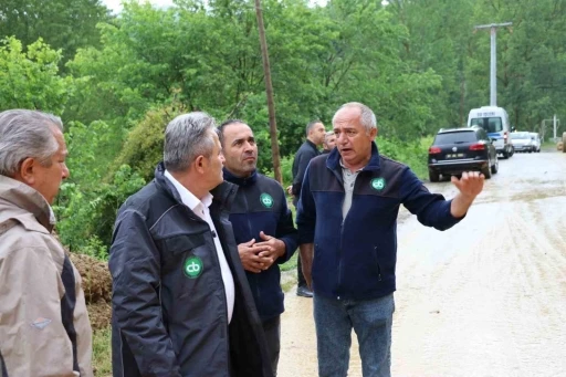 Cumayeri Belediyesi ekipleri sahada
