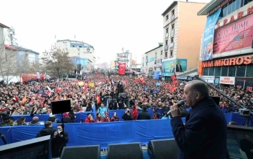 Cumhurbaşkanı Erdoğan, Ağrı mitinginde konuştu: &quot;Başka Ağrı yok, başka Türkiye yok&quot;
