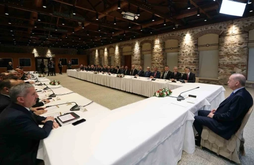 Cumhurbaşkanı Erdoğan, ASKON y&ouml;netim kurulunu kabul etti
