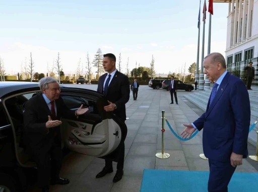 Cumhurbaşkanı Erdoğan, BM Genel Sekreteri Guterres&rsquo;i kabul etti
