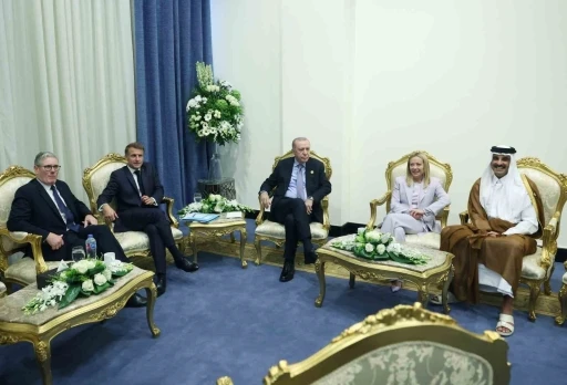 Cumhurbaşkanı Erdoğan’dan Fransa, İngiltere, İtalya ve Katar liderleriyle toplantı
