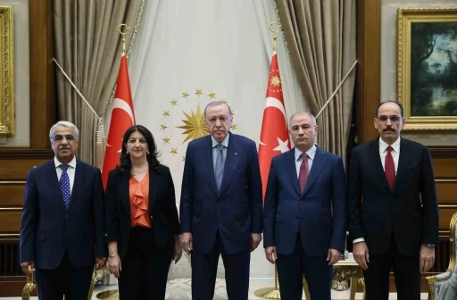 Cumhurbaşkanı Erdoğan, DEM Heyetini kabul etti
