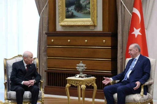 Cumhurbaşkanı Erdoğan, Devlet Bah&ccedil;eli ile bir araya geldi
