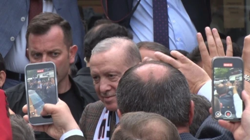 Cumhurbaşkanı Erdoğan, Edirne&rsquo;de vatandaşlarla sohbet etti
