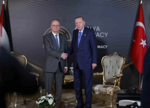 Cumhurbaşkanı Erdoğan, Filistin Başbakanı ve Dışişleri ve Yurtdışında Yaşayan Filistinliler Bakanı Mustafa’yı kabul etti
