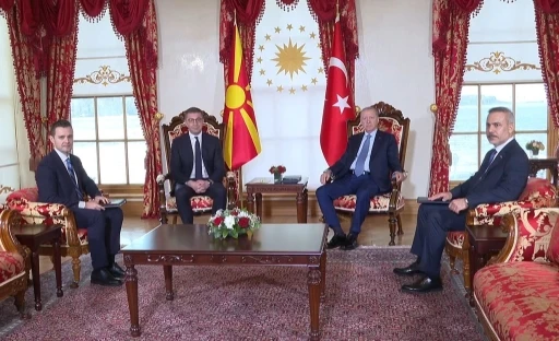 Cumhurbaşkanı Erdoğan, Kuzey Makedonya Başbakanı Mickoski&rsquo;yi kabul etti
