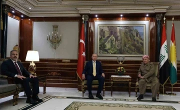 Cumhurbaşkanı Erdoğan, Mesut Barzani’yi kabul etti
