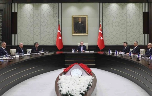 Cumhurbaşkanı Recep Tayyip Erdoğan başkanlığındaki yılın ilk Milli G&uuml;venlik Kurulu (MGK) toplantısı Beştepe&rsquo;de başladı.
