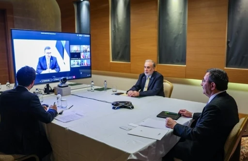 Cumhurbaşkanı Yardımcısı Yılmaz, H&uuml;rm&uuml;z Boğazı&rsquo;na ilişkin &ccedil;evrim i&ccedil;i toplantıya katıldı
