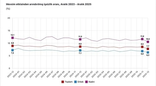 Cumhurbaşkanı Yardımcısı Yılmaz: "İşsizlik 1,9 puan, kadınlarda ise 1 puan iyileşerek sırasıyla y&uuml;zde 14,1 ve y&uuml;zde 10,5 olmuştur"

