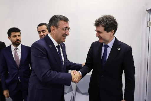 Cumhurbaşkanı Yardımcısı Yılmaz, Romanya Cumhurbaşkanı Dan&rsquo;la g&ouml;r&uuml;şt&uuml;
