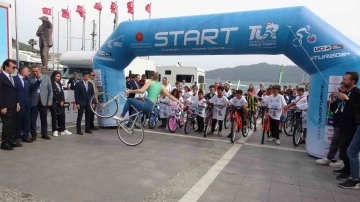 Cumhurbaşkanlığı Bisiklet Turu’nda 59 çocuğa bisiklet hediye edildi
