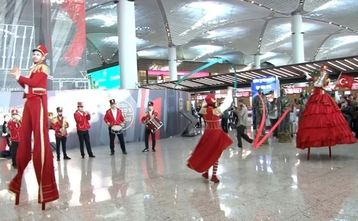 Cumhuriyet Bayramı İstanbul Havalimanı’nda coşkuyla kutlandı