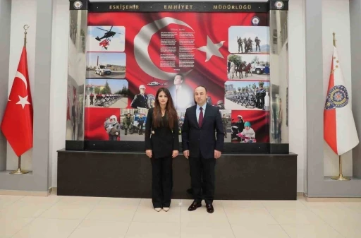 Cumhuriyet Savcısı Nuray Dağdeviren, İl Emniyet M&uuml;d&uuml;r&uuml; Yılmaz&rsquo;ı ziyaret etti

