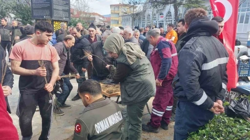 Dağıtılan 2 bin meyve fidesi toprakta hayat bulacak
