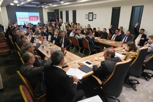 DAİMFED&rsquo;de g&ouml;rev dağılımı yapıldı
