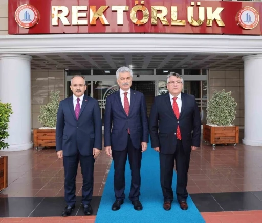 Danıştay Başkanı Yiğit’ten Rektör Özölçer’e ziyaret
