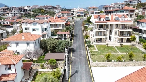 DAT&Ccedil;A'DA 13 KİLOMETRE SICAK ASFALT SERİMİ TAMAMLANDI