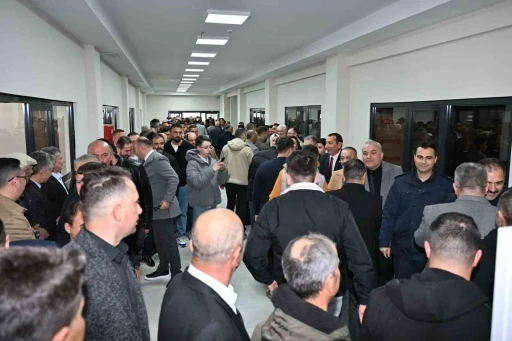 Demirci&rsquo;de geleneksel bayramlaşma t&ouml;renine yoğun katılım
