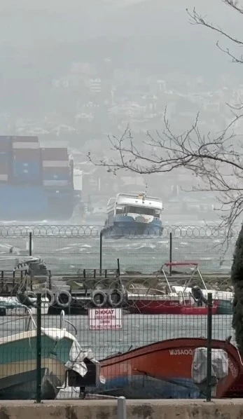 Denizde korku dolu anlar
