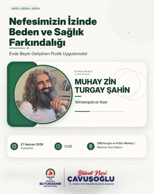 Denizli B&uuml;y&uuml;kşehirden sağlıklı yaşama nefes olacak s&ouml;yleşi
