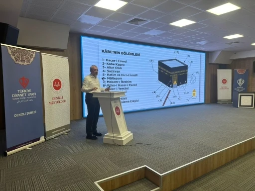Denizli&rsquo;de 449 umre yolcusuna eğitim semineri verildi
