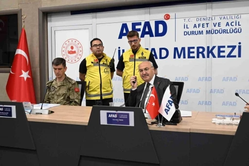 Denizli&rsquo;de 5,6 b&uuml;y&uuml;kl&uuml;ğ&uuml;ndeki deprem senaryonu canlandırıldı
