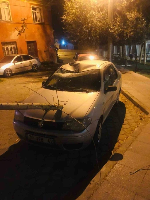 Denizli’de fırtına maddi hasara neden oldu
