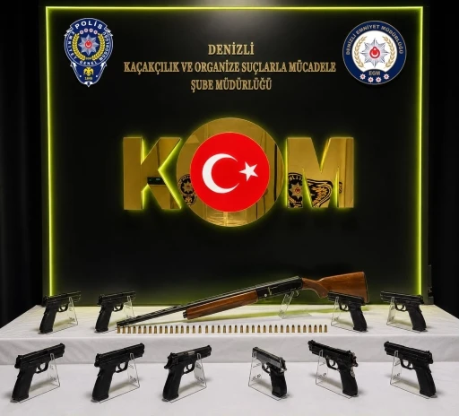 Denizli&rsquo;de silah ka&ccedil;ak&ccedil;ılığı operasyonunda 3 kişi tutuklandı
